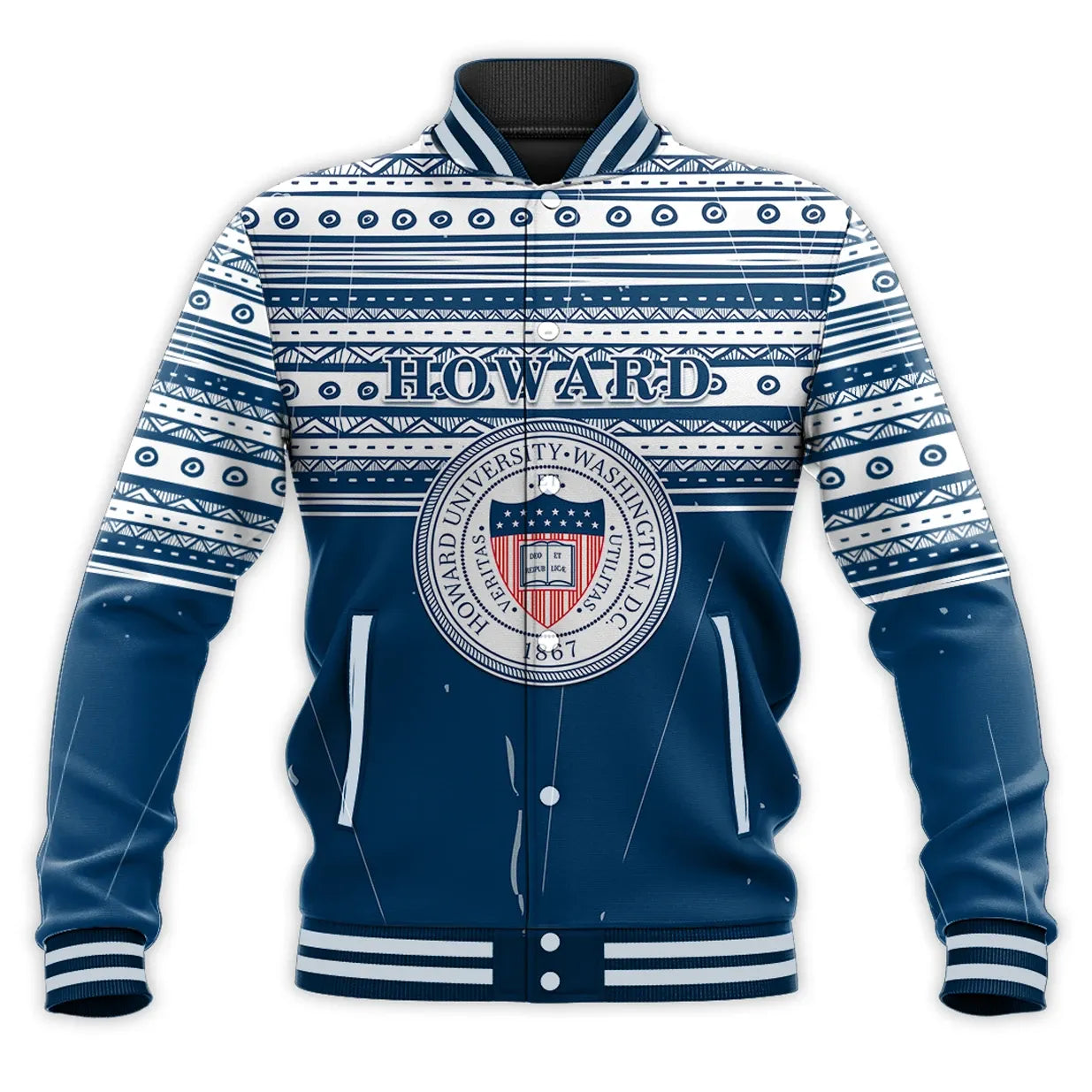 Howard Forever African American  Baseball Jacket