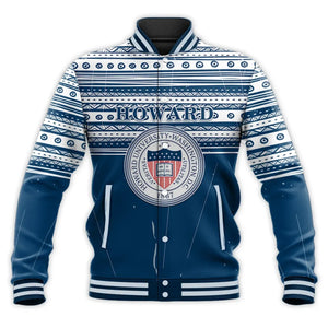 Personalised Howard Forever African American  Baseball Jacket