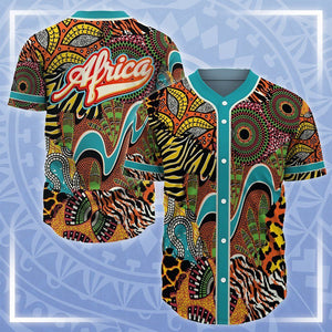 Africa Zone Baseball Jersey - Africa Summer