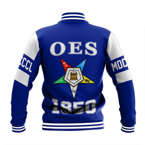 MCM Order of the Eastern Star Blue Baseball Jacket