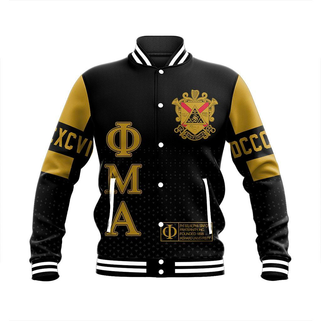 MCM Phi Mu Alpha Sinfonia Baseball Jacket | Africazone.store