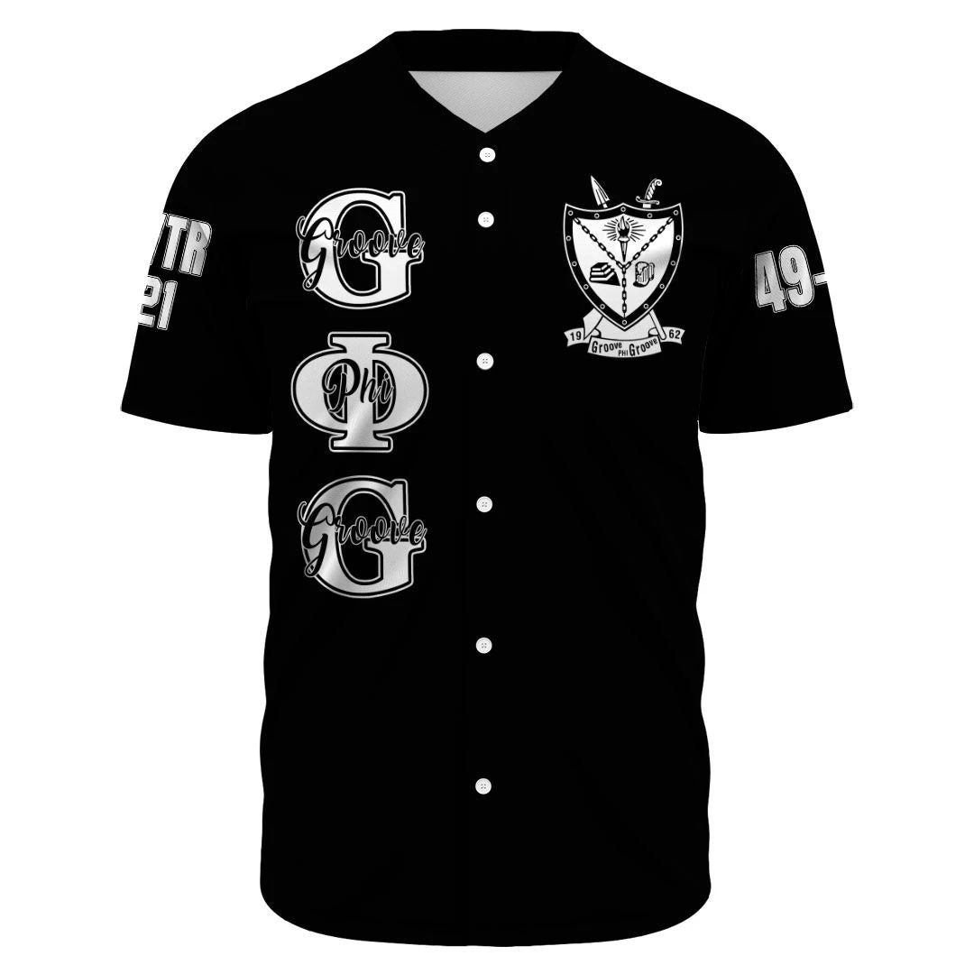 (Custom) Africa Zone Baseball Jersey - Groove Phi Groove Baseball Jerseys A31