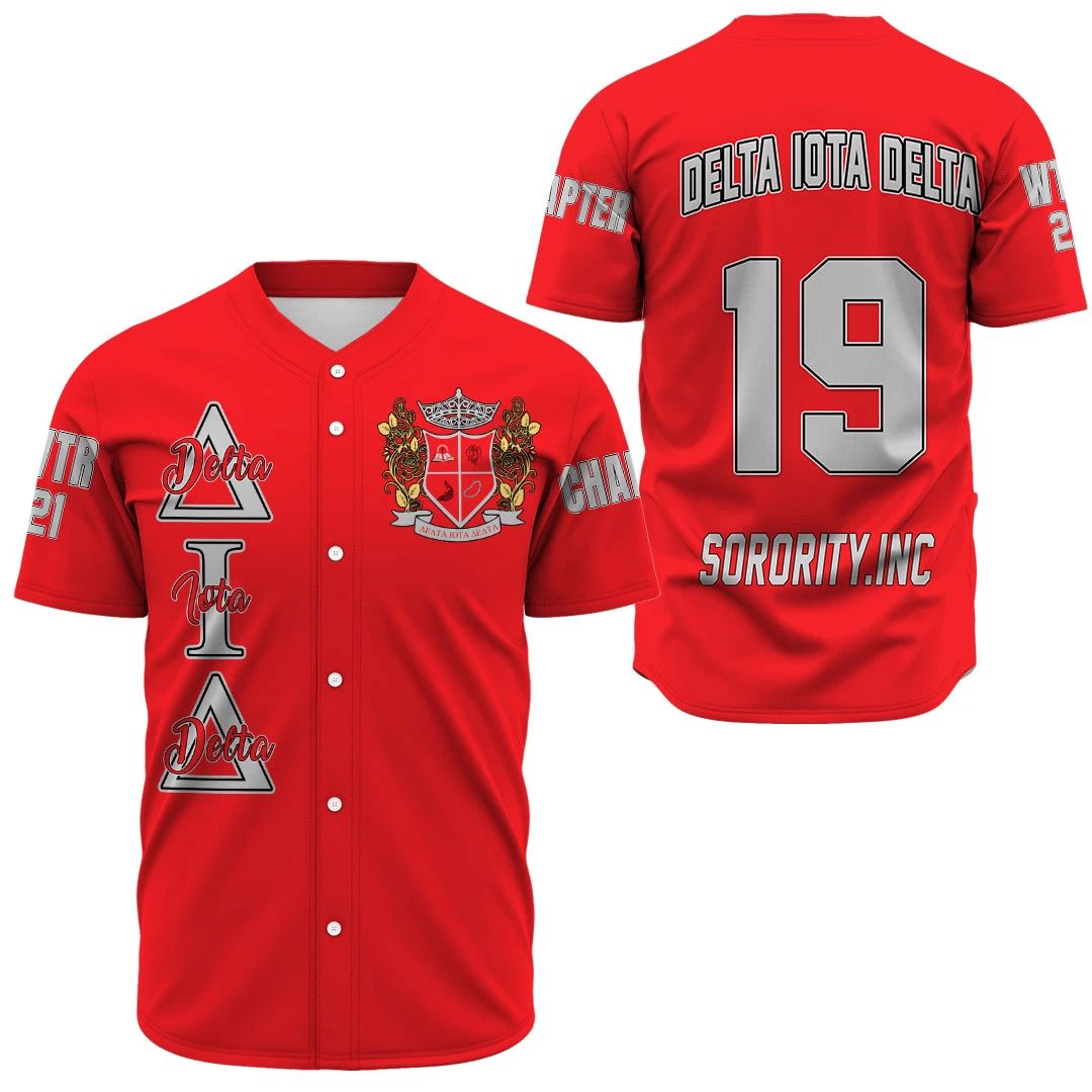 (Custom) Africa Zone Baseball Jersey - Delta Iota Delta Baseball Jerseys A31