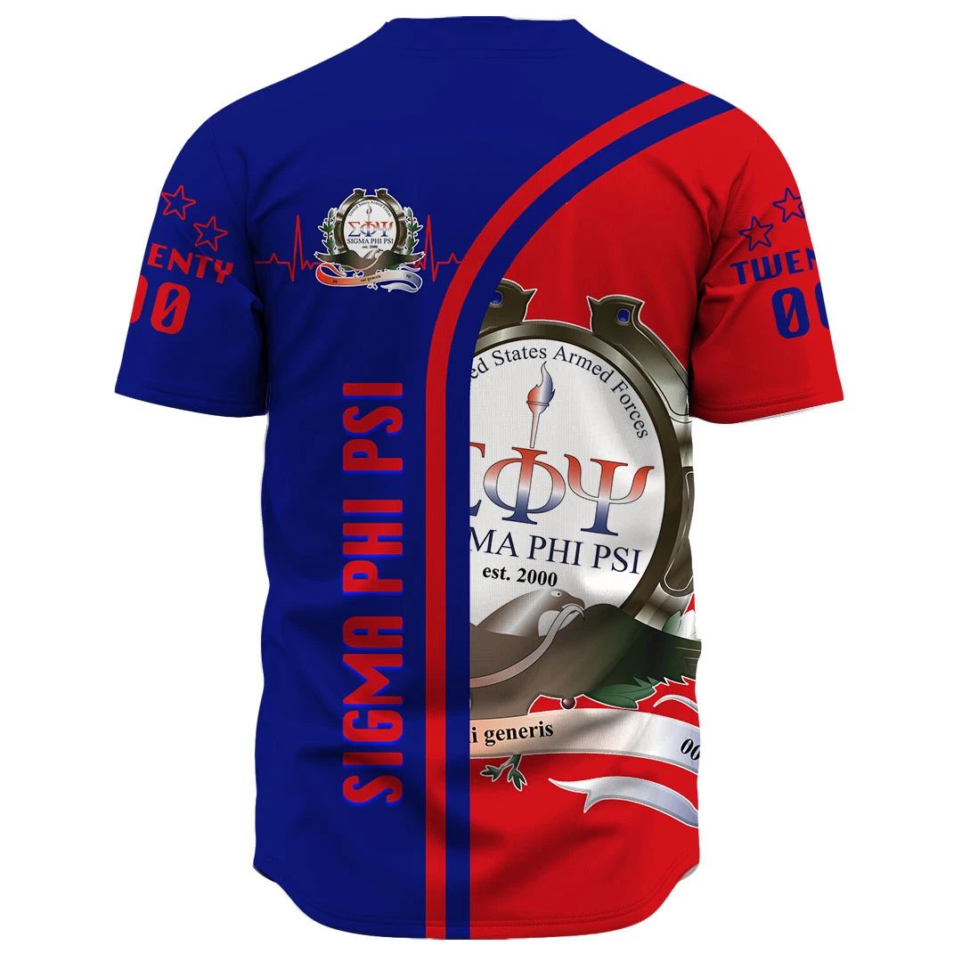 Sigma Phi Psi In My Heart Baseball Jerseys | Africazone.store