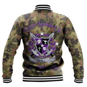 Kappa Lambda Chi Camo Baseball Jackets | Africazone.store