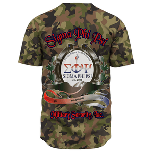 Sigma Phi Psi Camo Baseball Jerseys | Africazone.store