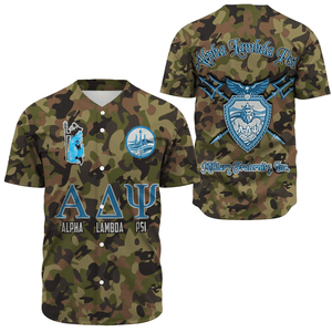 Alpha Lambda Psi Camo Baseball Jerseys | Africazone.store