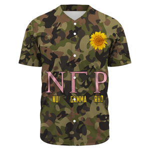 Nu Gamma Rho Camo Baseball Jerseys | Africazone.store