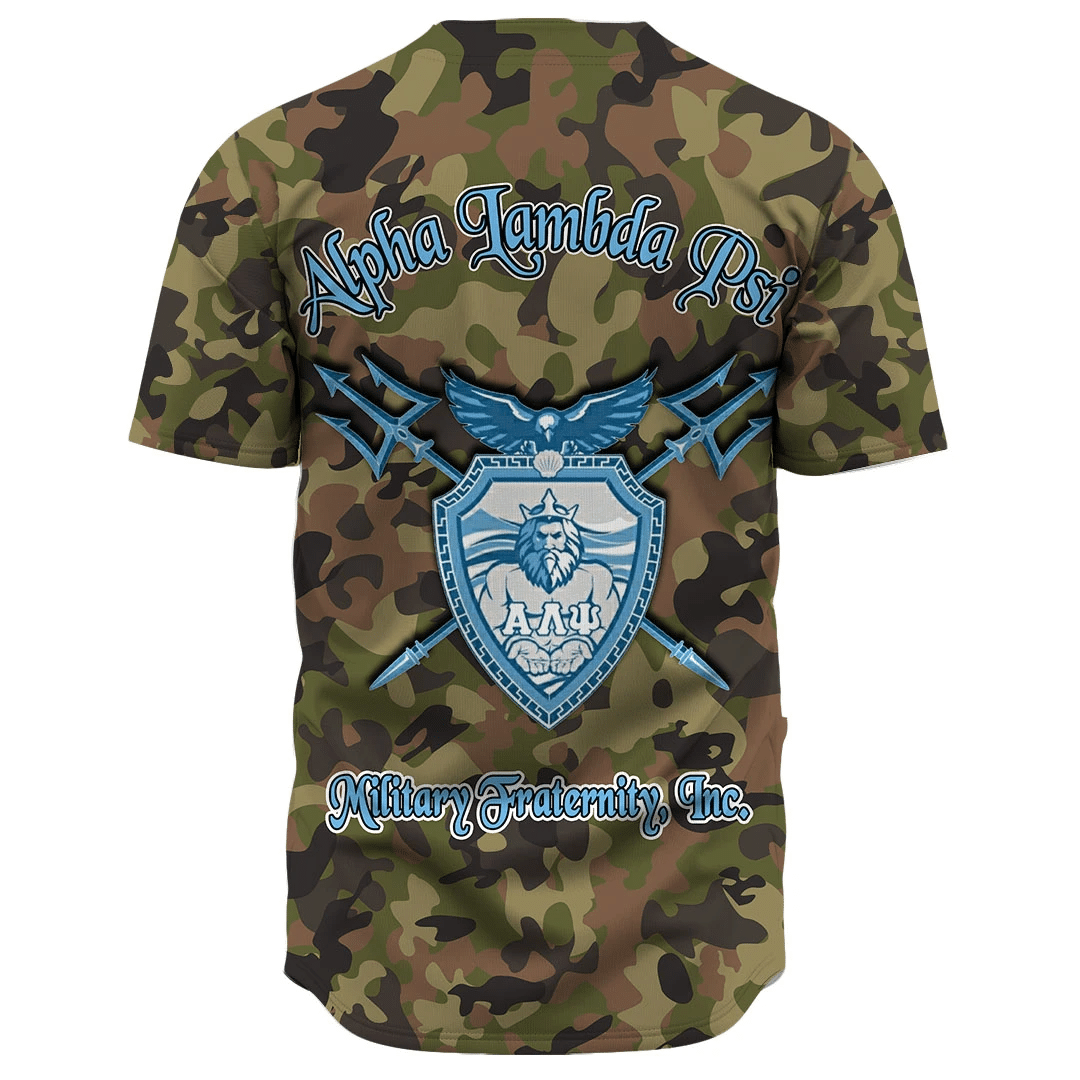 Alpha Lambda Psi Camo Baseball Jerseys | Africazone.store