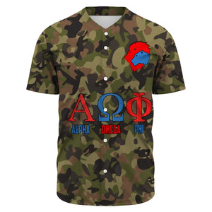 Alpha Omega Phi Camo Baseball Jerseys | Africazone.store