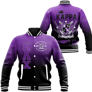 Kappa Lambda Chi Gradient Baseball Jackets | Africazone.store