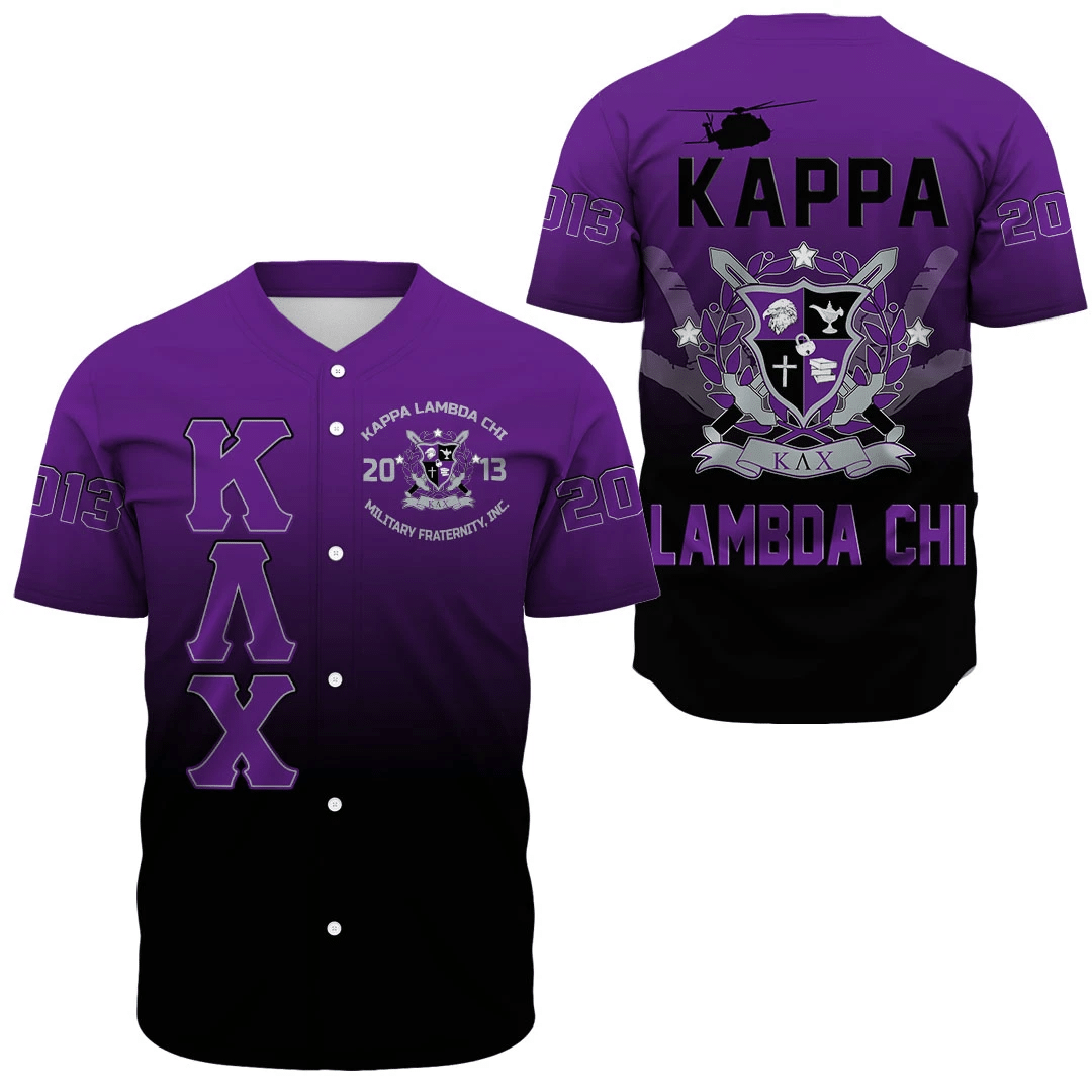 Kappa Lambda Chi Gradient Baseball Jerseys | Africazone.store