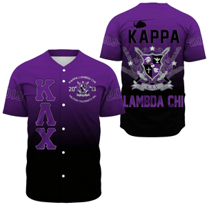 Kappa Lambda Chi Gradient Baseball Jerseys | Africazone.store