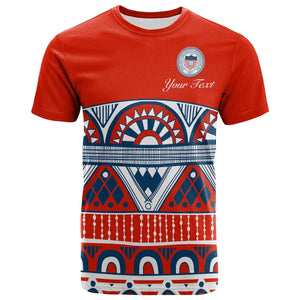 Personalized Howard Version Red Mix Pattern T-shirt