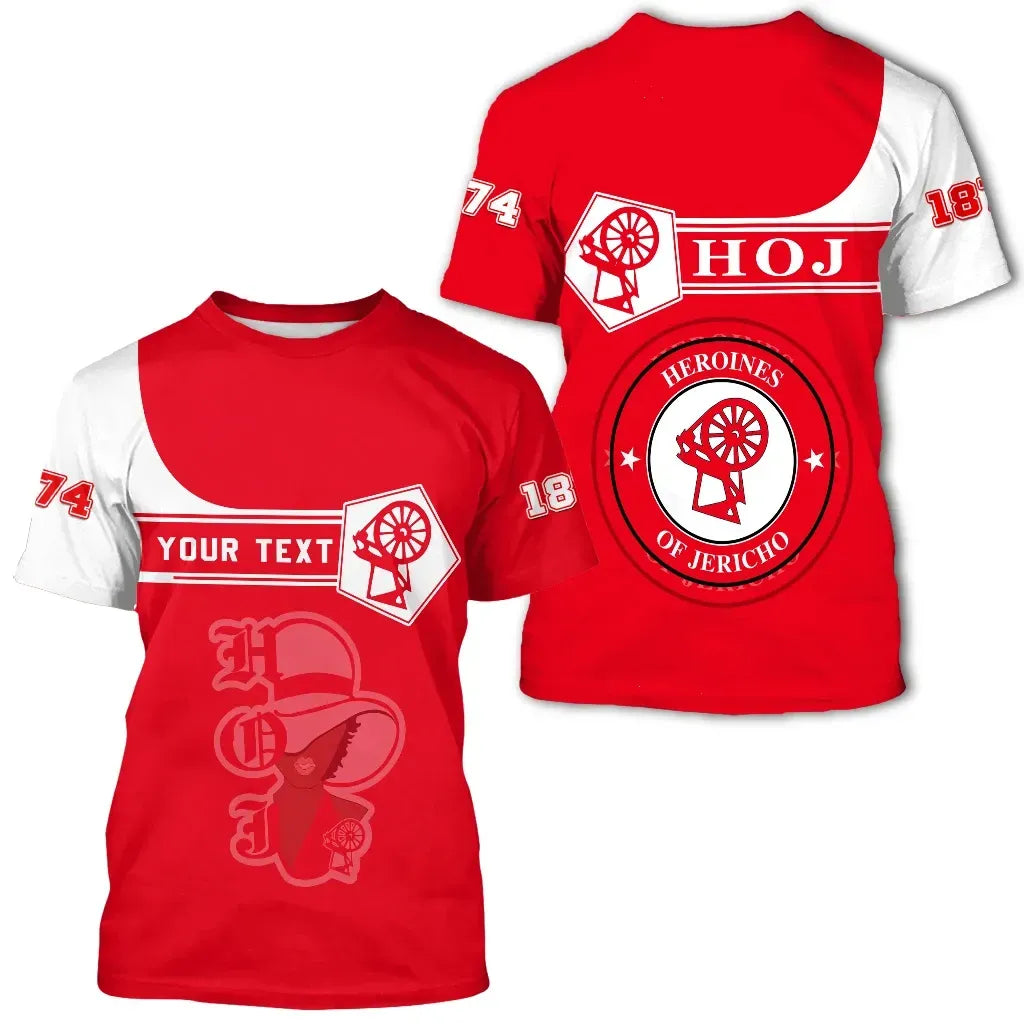 Personalised Heroines Of Jericho T-shirt - Simple Style