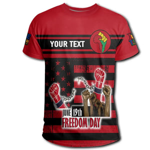 Personalised Juneteenth Since 1865 T-shirt