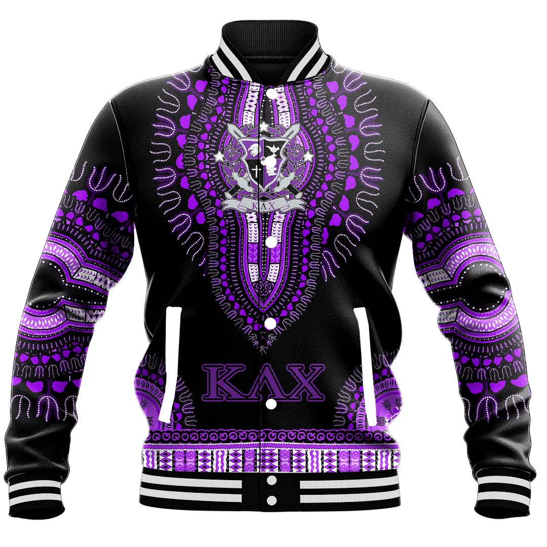 Kappa Lambda Chi Dashiki Baseball Jackets | Africazone.store