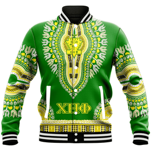 Chi Eta Phi Dashiki Baseball Jackets | Africazone.store