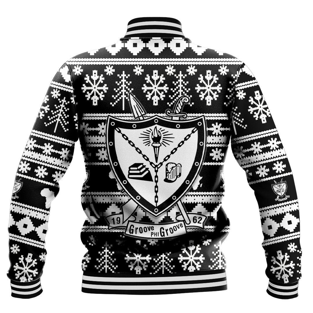 Groove Phi Groove Letter Christmas Baseball Jackets | Africazone.store