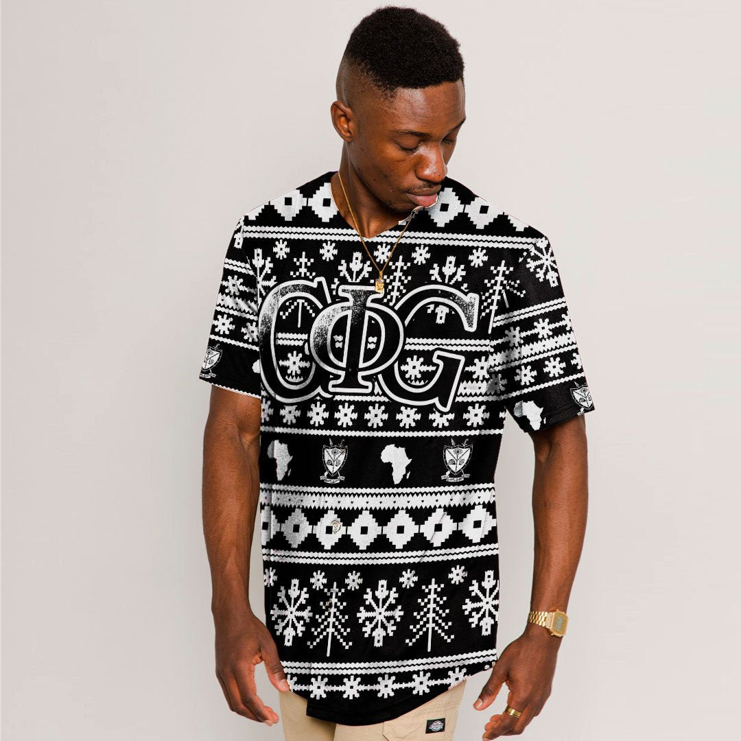 Groove Phi Groove Letter Christmas Baseball Jerseys | Africazone.store