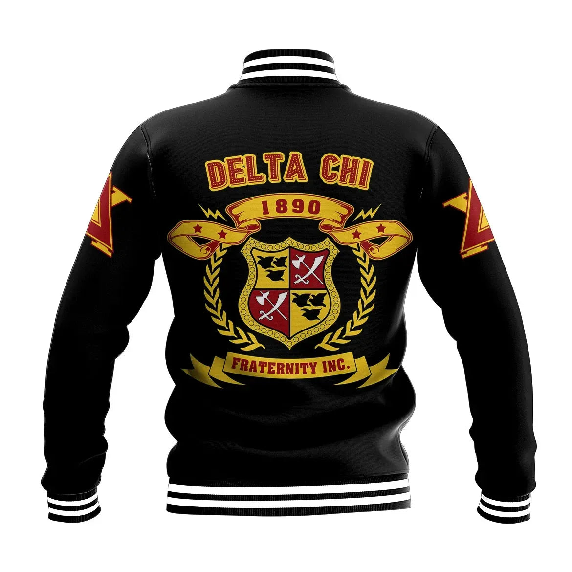 Delta Chi Letters Baseball Jacket