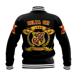 Delta Chi Letters Baseball Jacket