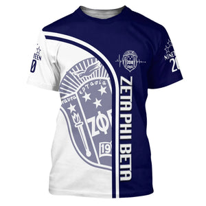 Personalised Zeta Phi Beta In My Heart T-shirt | Africa Zone.com