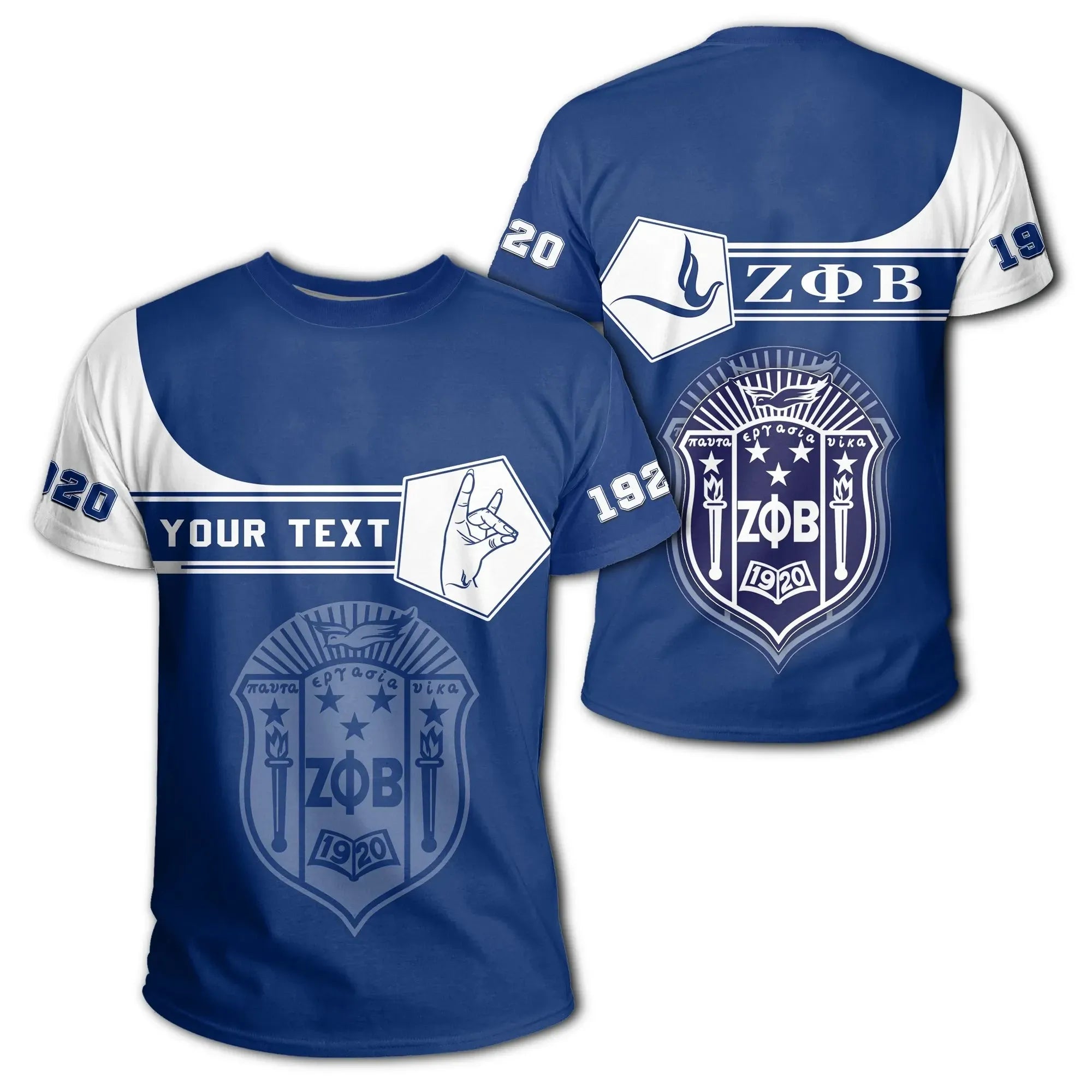 Personalised Zeta Phi Beta T-shirt Simple Style | Africa Zone.com