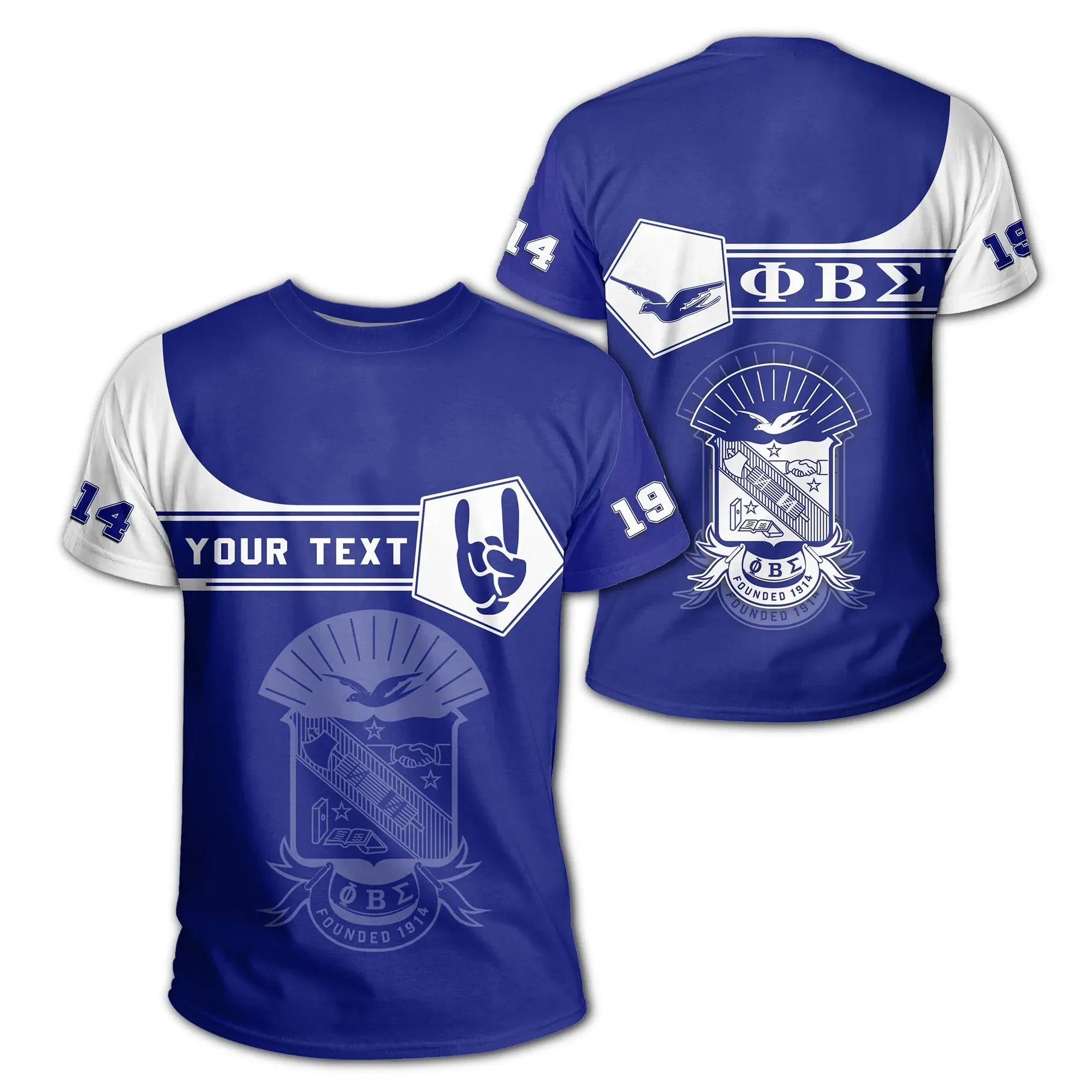 Personalised Phi Beta Sigma T-shirt Simple Style | Africa Zone.com