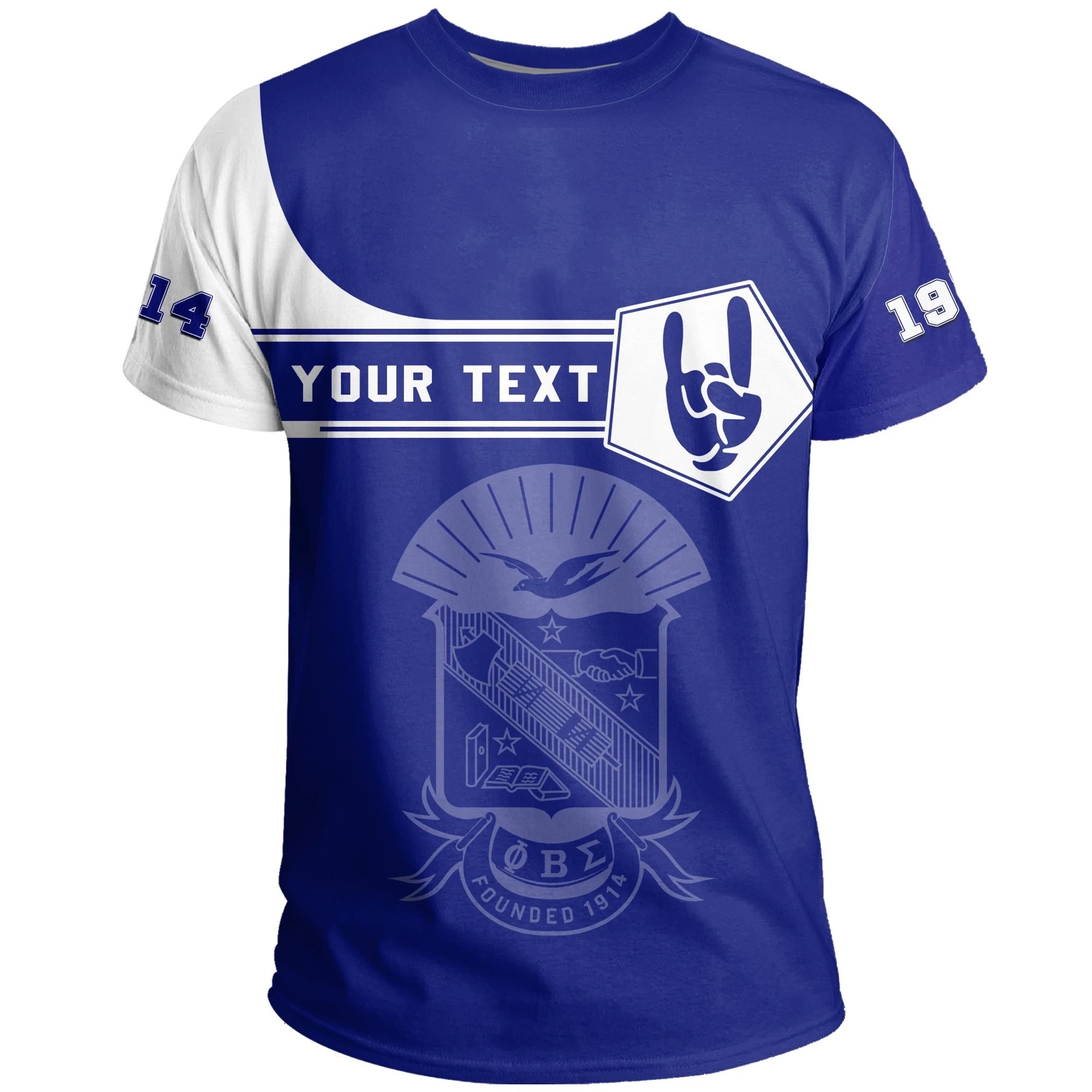 Personalised Phi Beta Sigma T-shirt Simple Style | Africa Zone
