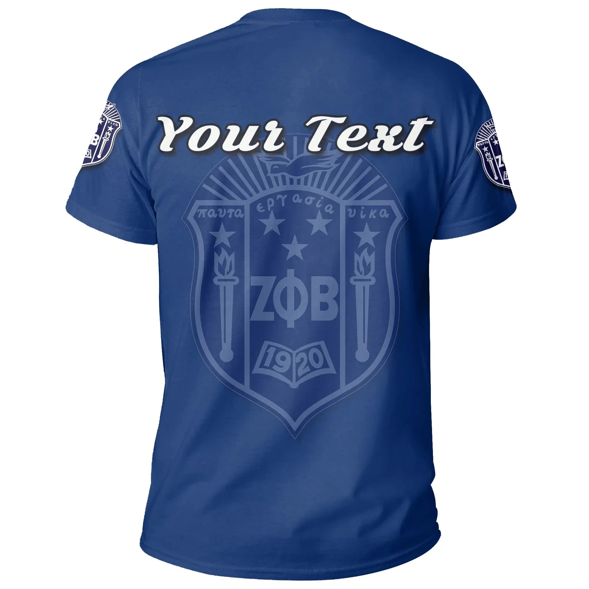 Personalised Zeta Phi Beta T-shirt | Gettee