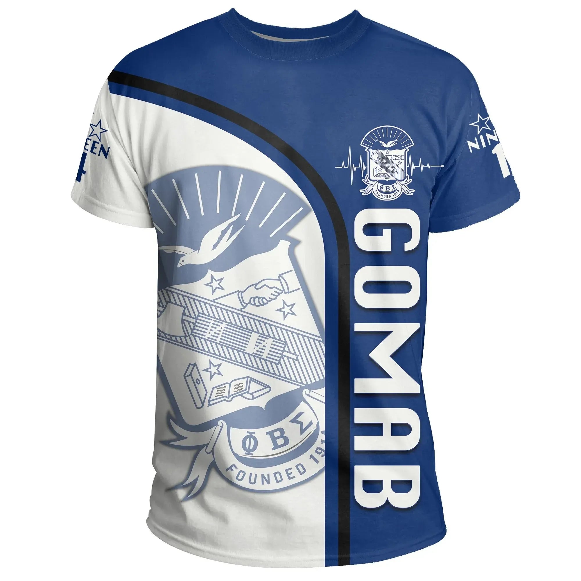 Personalised Phi Beta Sigma In My Heart T-shirt | Getteestore