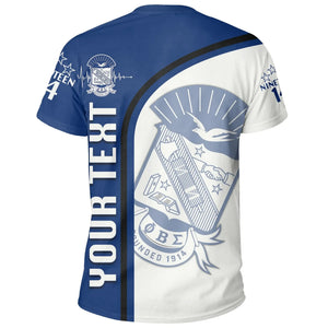 Personalised Phi Beta Sigma In My Heart T-shirt | Gettee