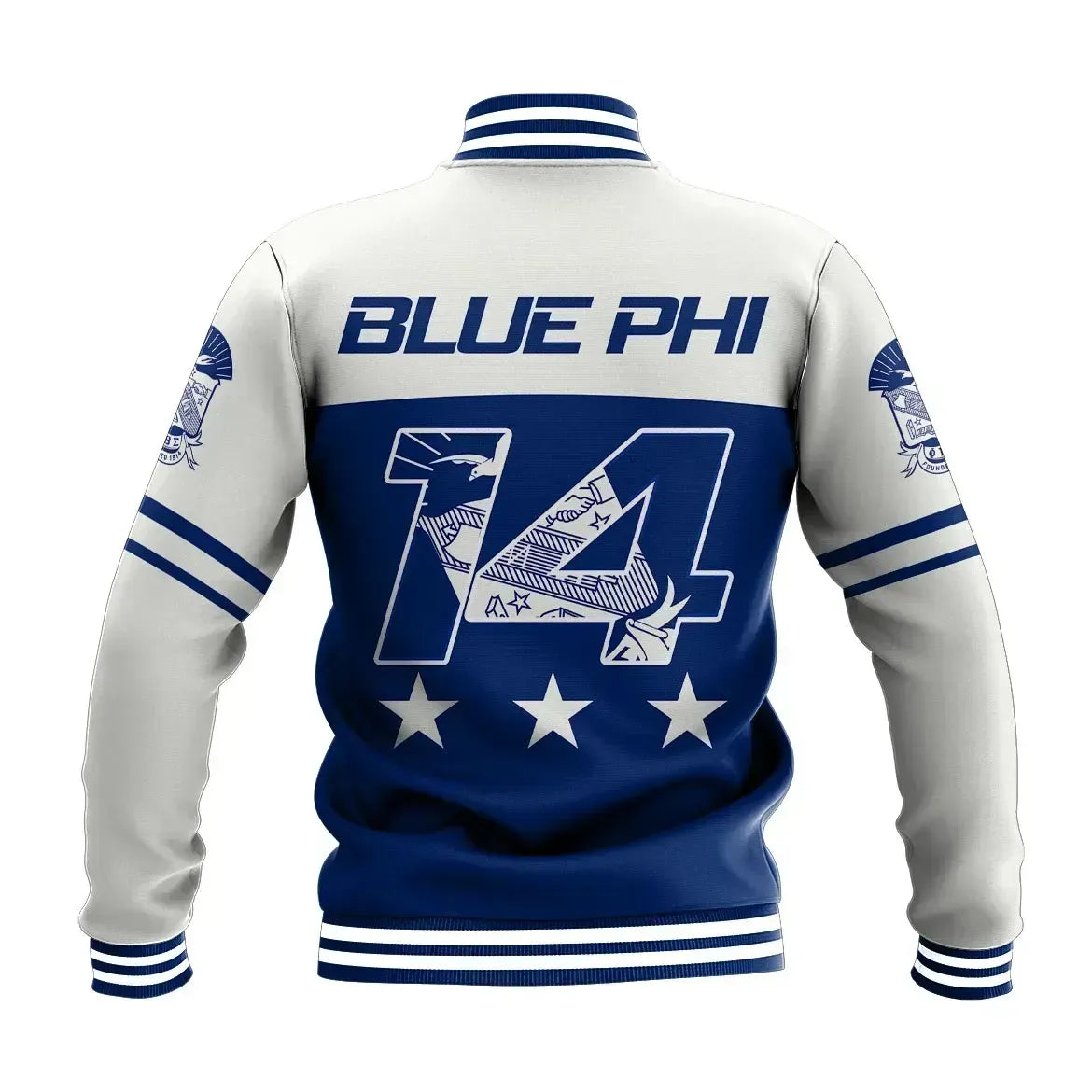 Blue Phi Beta Sigma Baseball Jacket