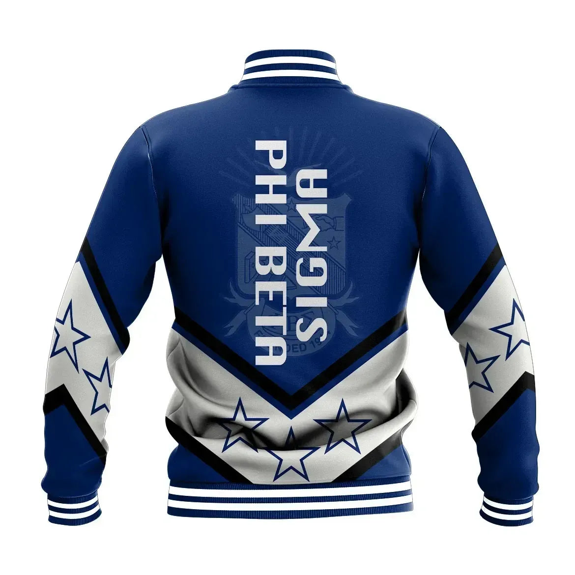 Stars Phi Beta Sigma Baseball Jacket