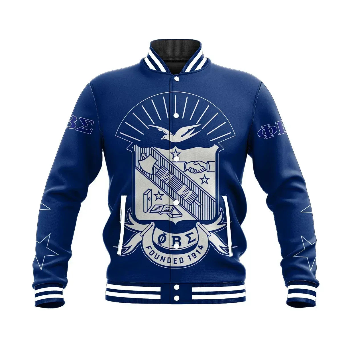 Phi Beta Sigma Fraternity Baseball Jacket | Africazone.store
