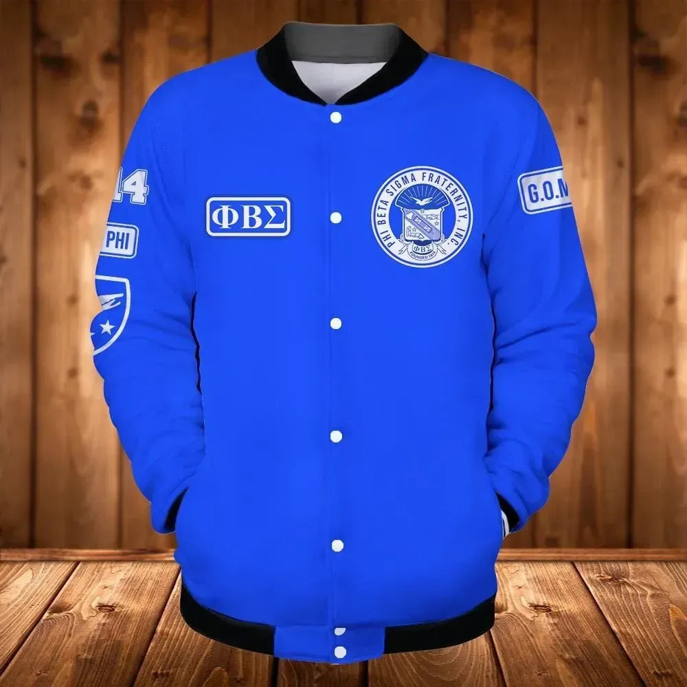 Phi Beta Sigma Baseball Jacket