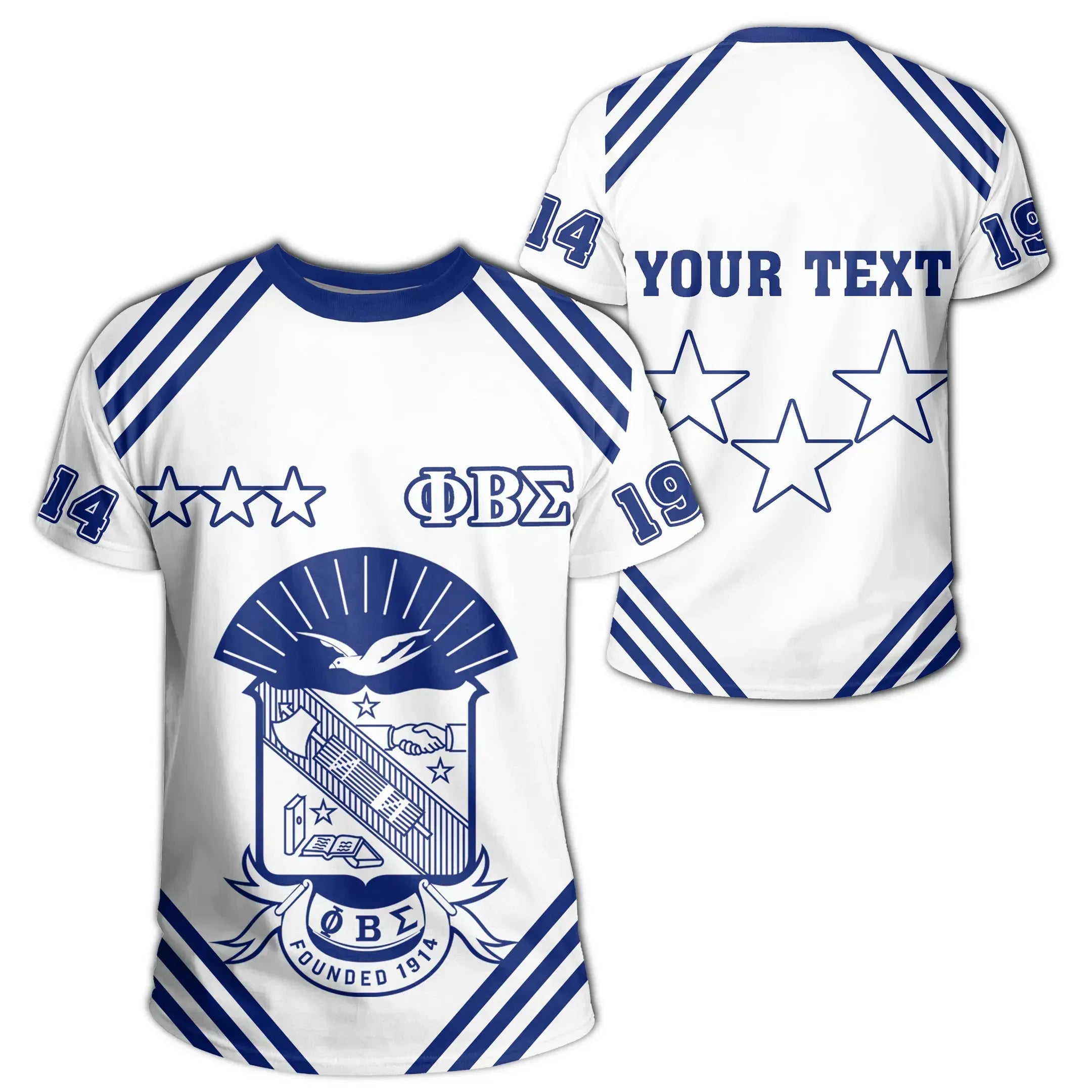 Africa Zone T-shirt - Personalized Phi Beta Sigma T-shirt -  Bellow Style - A31