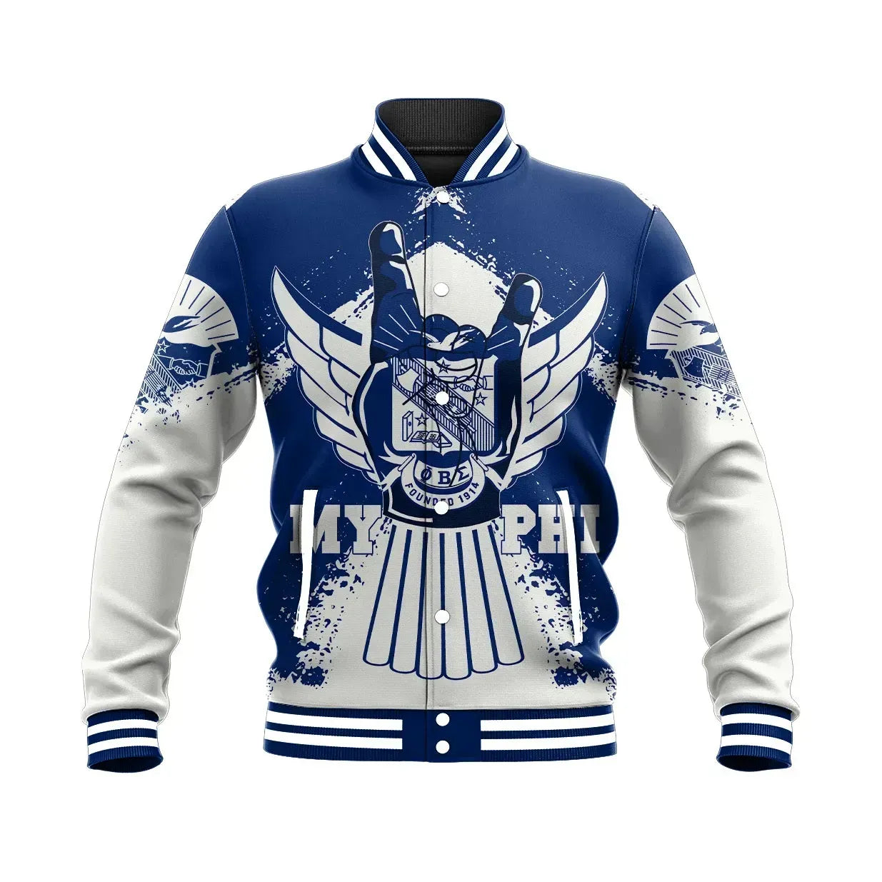 Phi Beta Sigma Fraternity My Dove Baseball Jacket | Africazone.store