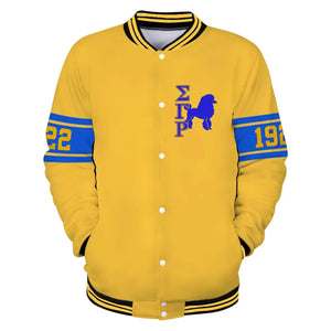 Lux Sigma Gamma Rho Is Everything Baseball Jacket