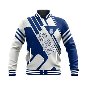 Phi Beta Sigma Rockie Style Baseball Jacket | Africazone.store