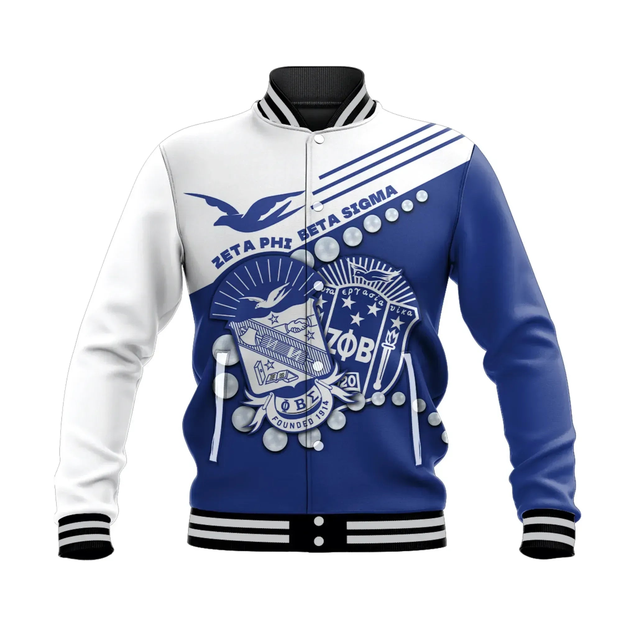 Personalised Zeta Phi Beta Sigma Special Style  Baseball Jacket