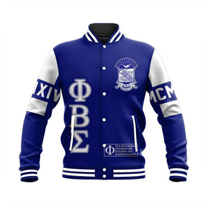 MCM Phi Beta Sigma Baseball Jacket | Africazone.store