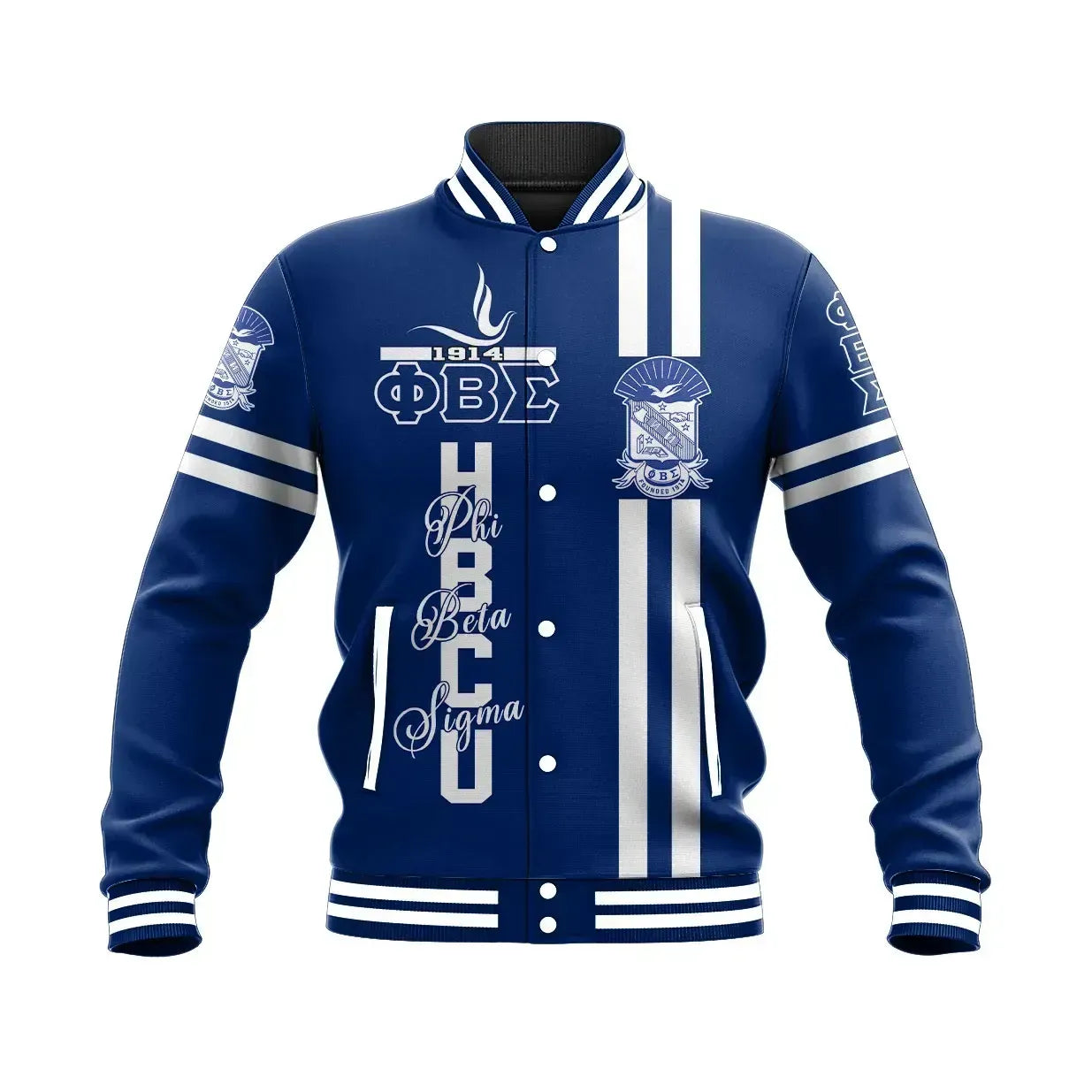 HBCU Phi Beta Sigma Dove Baseball Jacket