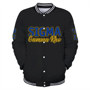 Lux Sigma Gamma Rho Since 1922 Sor Baseball Jacket
