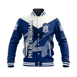 Phi Beta Sigma Drinking Style Baseball Jacket | Africazone.store