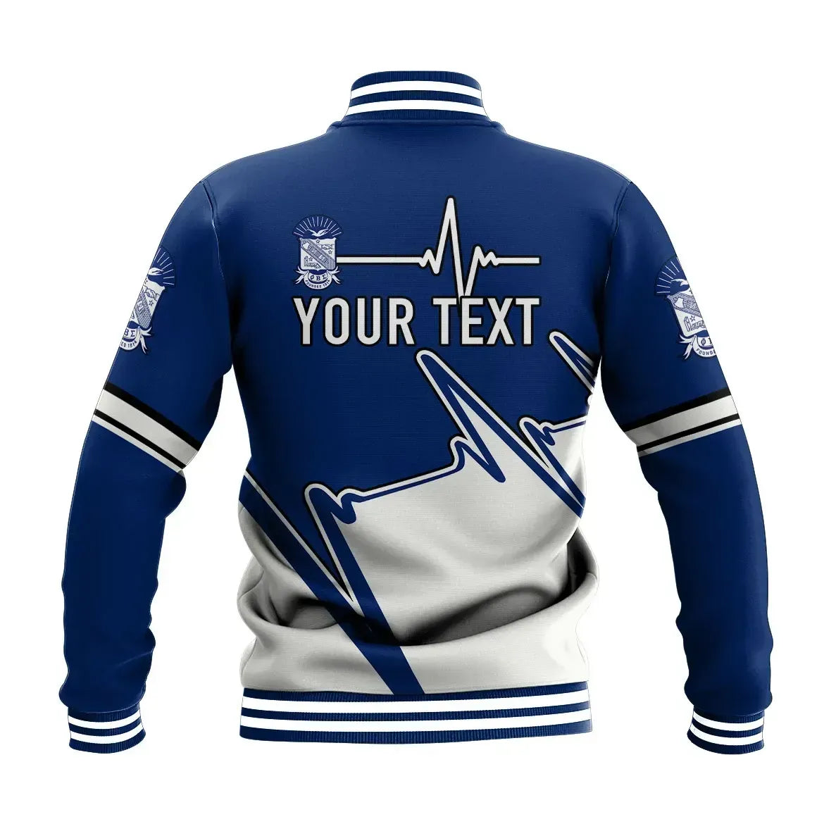 Personalised Heartbeat Phi Beta Sigma Baseball