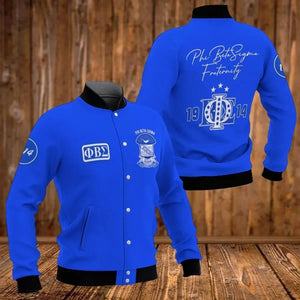 Phi Beta Sigma Frat Inc 1914 Baseball Jacket