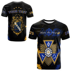 Personalized Alpha Phi Omega Mix Oakleaf - Aphio T-shirt