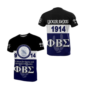 Personalizedphi Beta Sigma 1914 Simple Style T-shirt